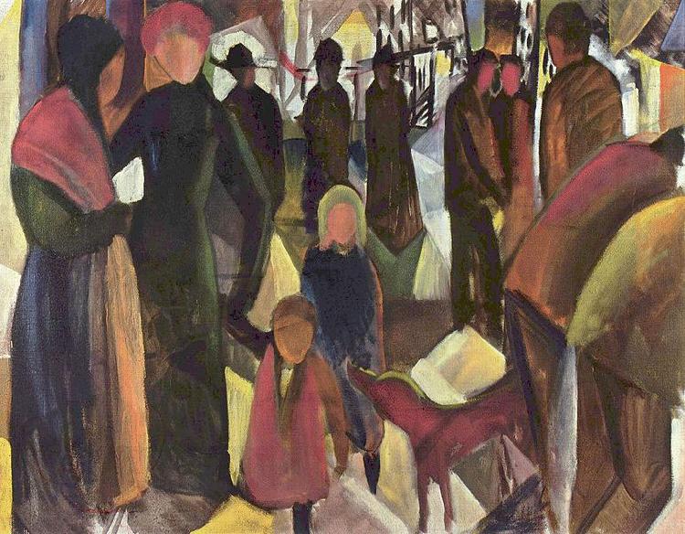 August Macke Farewell oil painting picture